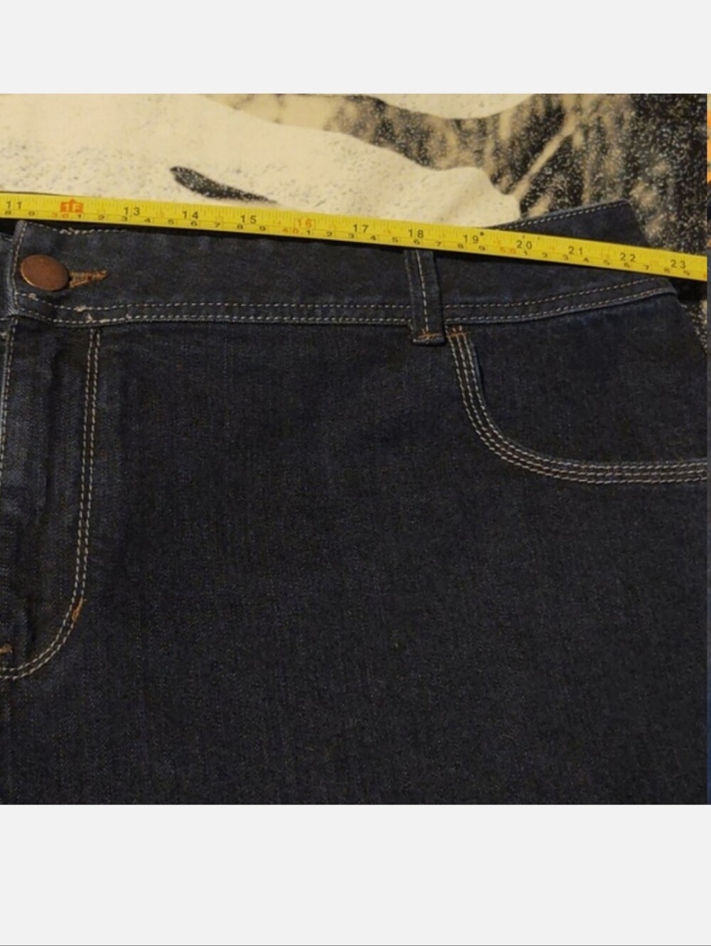 Lane Bryant Dark Blue Capri Jeans 26 - Picture 7 of 9